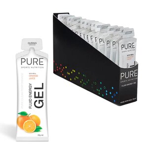 Pure Sports Nutrition Fluid Energy Gel Orange 18 x 50g