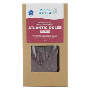 Pacific Harvest Atlantic Dulse Seaweed Flakes 80g