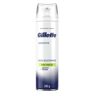 Gillette Sensitive Skin Soothing Shave Foam 245g