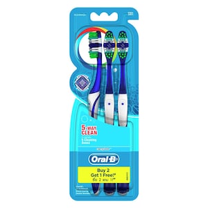 Oral B Complete 5 Way Clean Toothbrush Soft 3 Pack