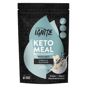 Melrose Ignite Keto Mct Meal Replacement With Mct Vanilla 450g