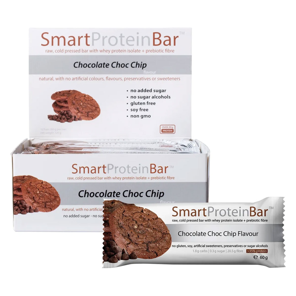 Smart Protein Choco Chip Protein Bar 60g