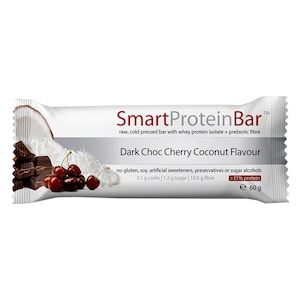 Smart Protein Dark Choc Cherry Coconut Protein Bar 60g