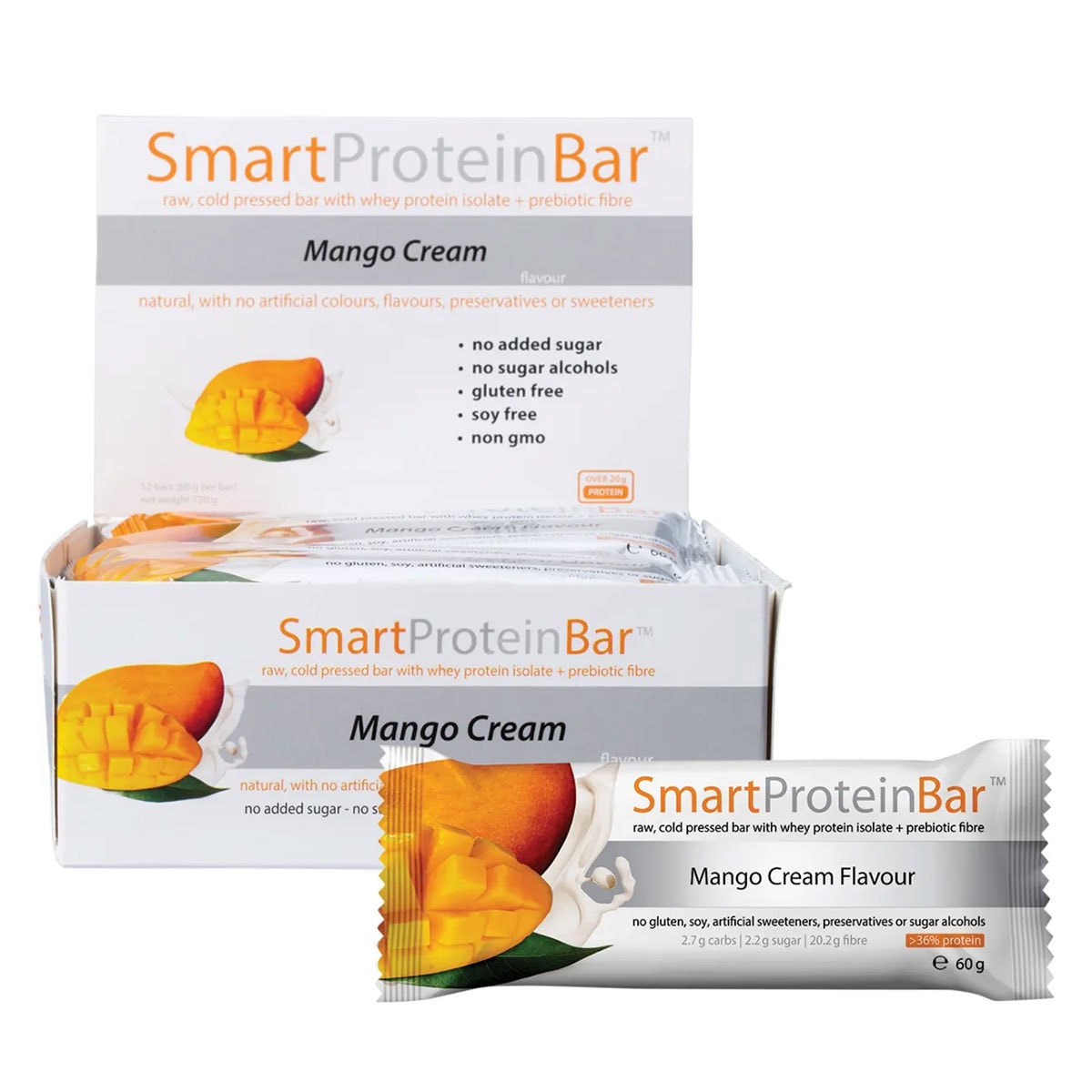 Smart Protein Mango Cream Protein Bar 60g