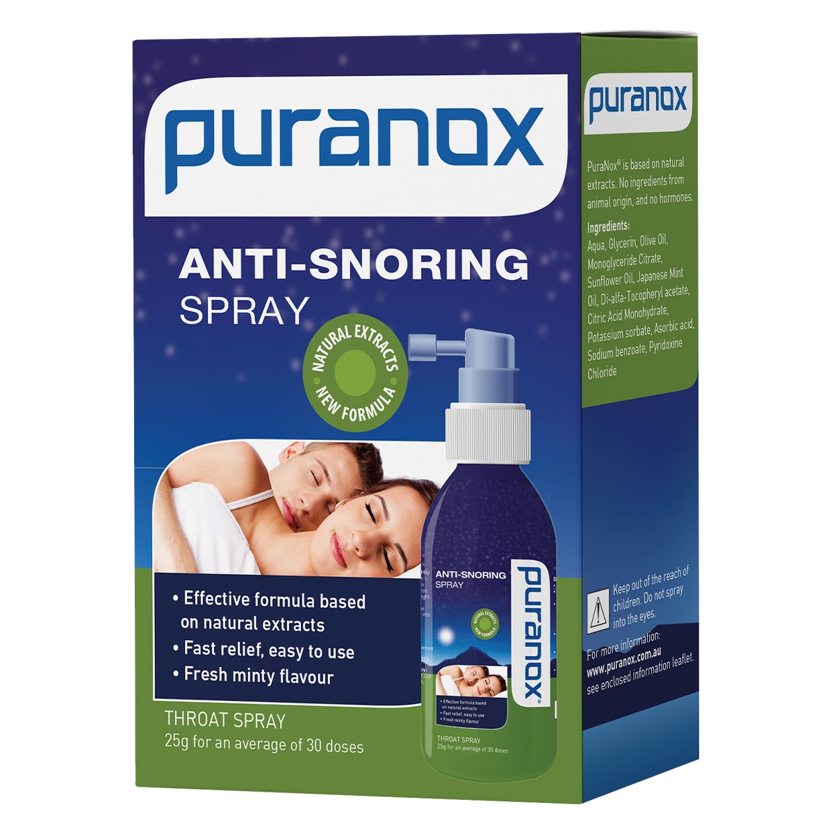 Puranox Anti Snoring Spray 25g