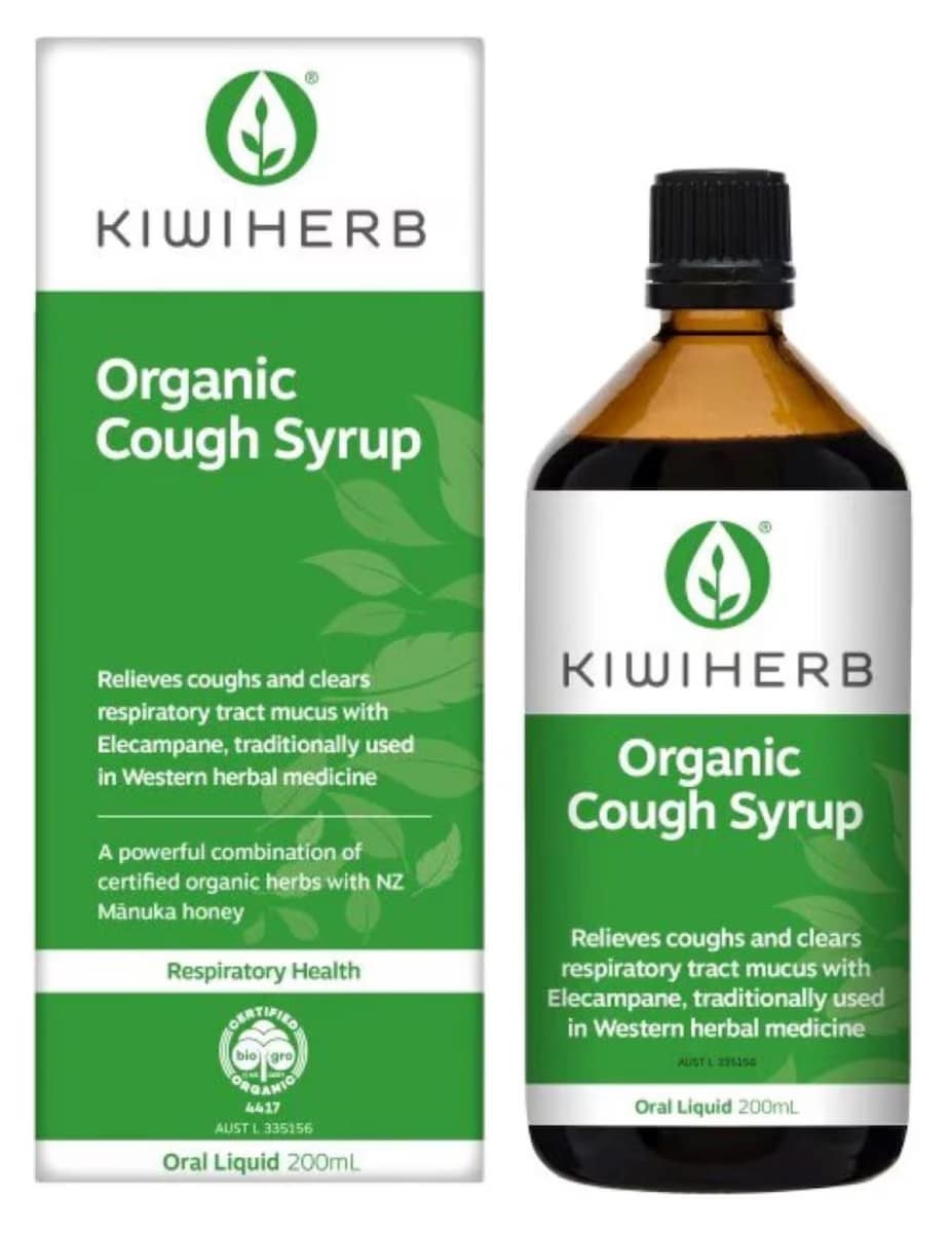 Kiwiherb Organic Cough Syrup 200ml