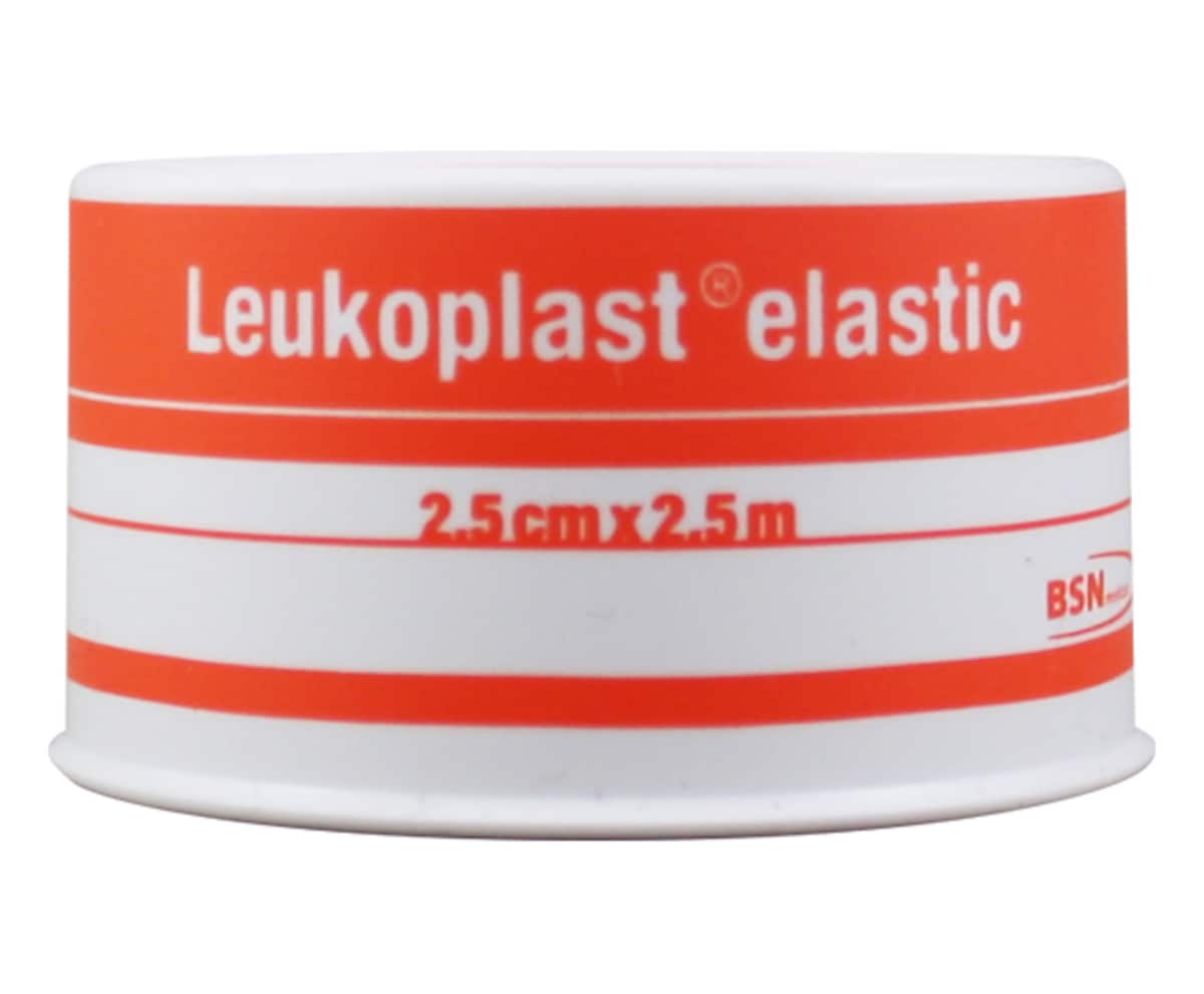 Leukoplast Elastic Tape Tan 2.5cm x 2.5m 1 Roll
