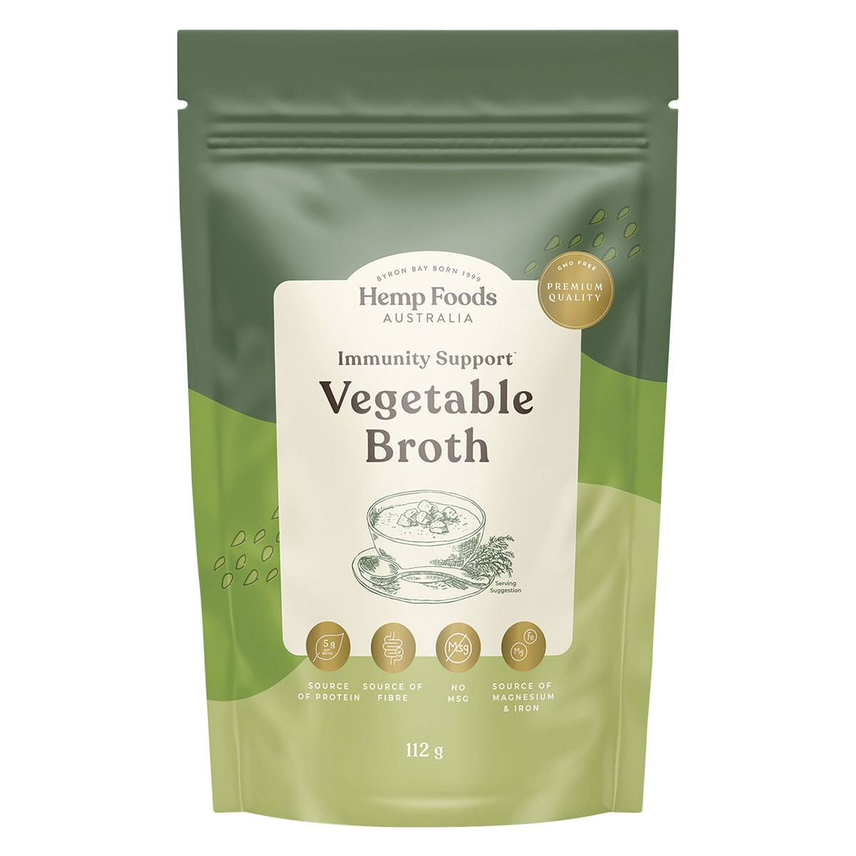 Hemp Foods Australia Immunity Support Vegetable Broth 112g