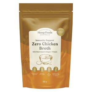 Hemp Foods Australia Immunity Support Zero Chicken Broth 112g