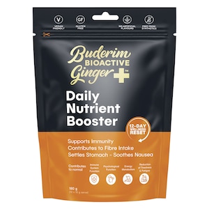 Buderim Bioactive Ginger+ Daily Nutrient Booster 180g