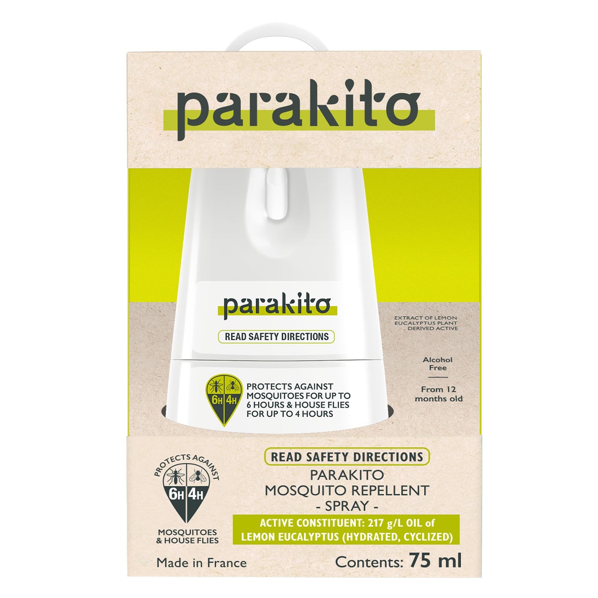 Parakito Strong Mosquito Repellent Spray 75ml