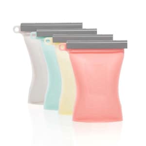 Junobie Reusable Silicone Breastmilk Storage Bags 4 Pack