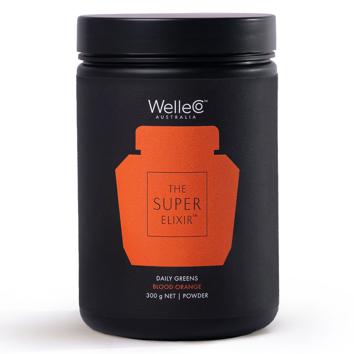 WelleCo The Super Elixir Daily Greens Powder Refill Blood Orange 300g