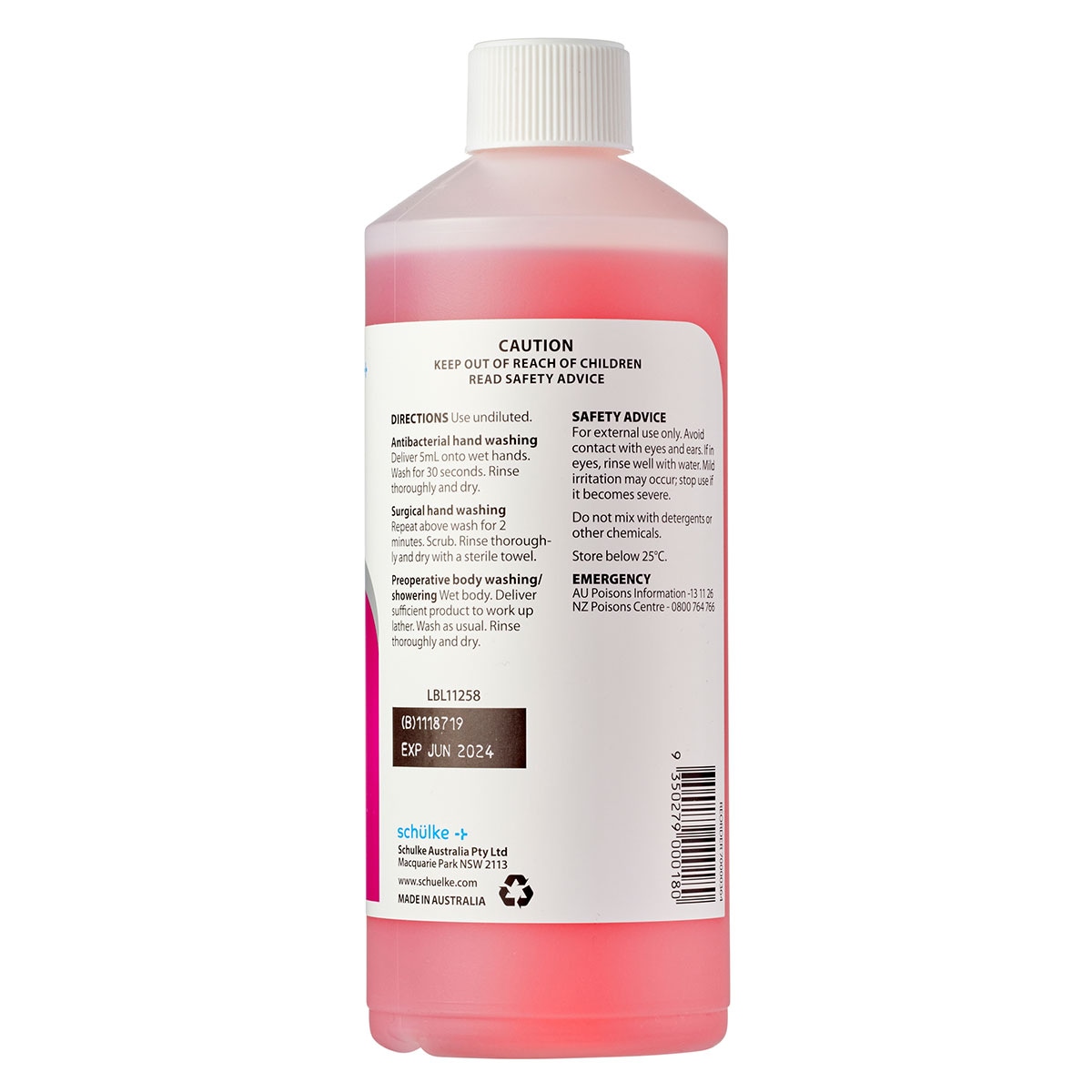 Microshield 4 Chlorhexidine Surgical Handwash 500ml