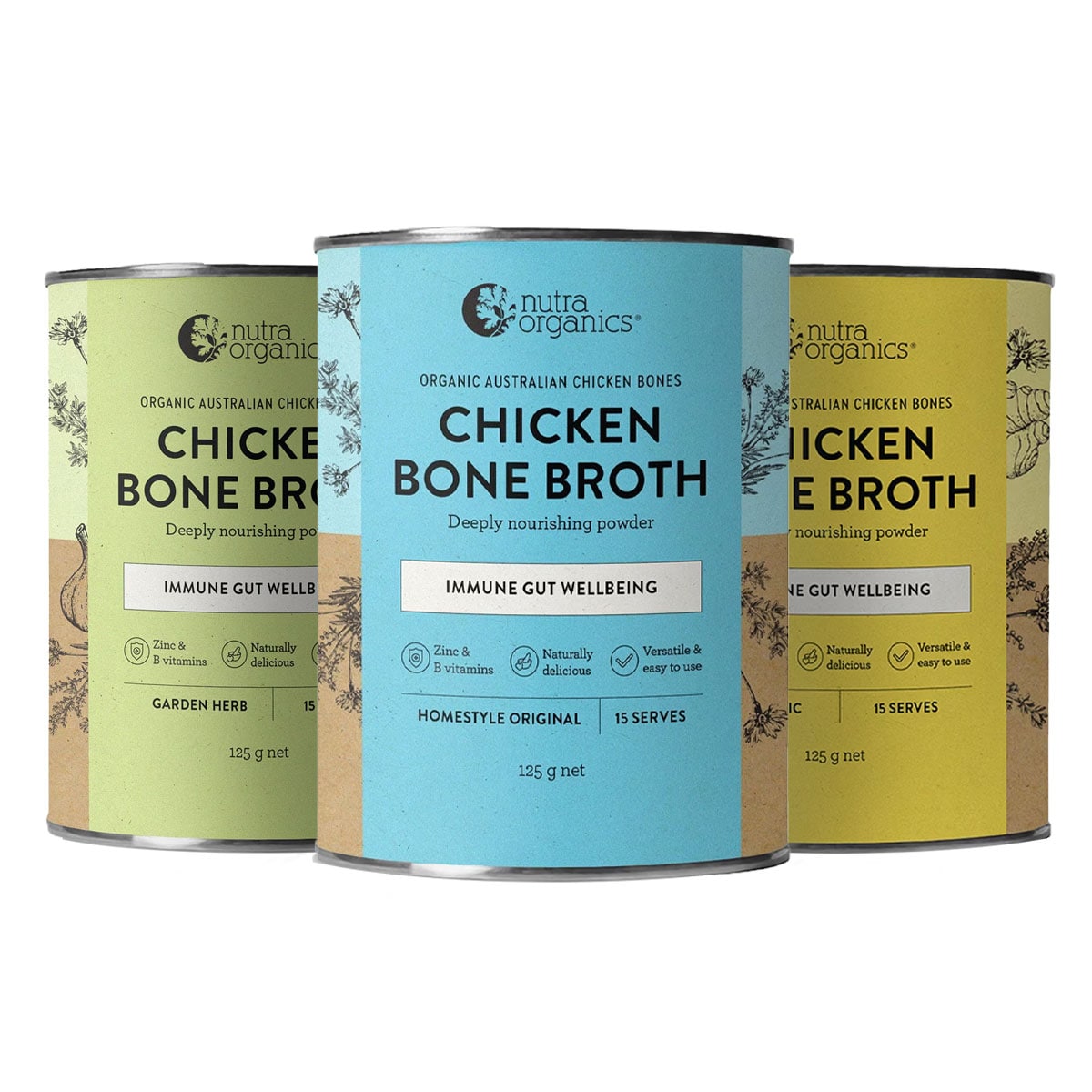 Nutra Organics Best Selling Chicken Broth Bundle