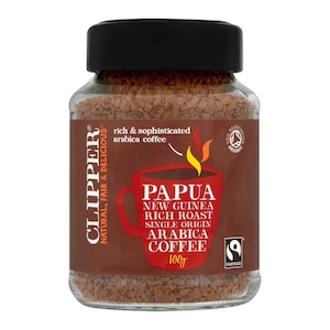 Clipper Instant Coffee Rich Roast Papua New Guinea 100g