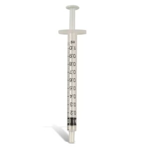 Terumo Disposable Plastic Syringe No Needle -1ml 100 Pack