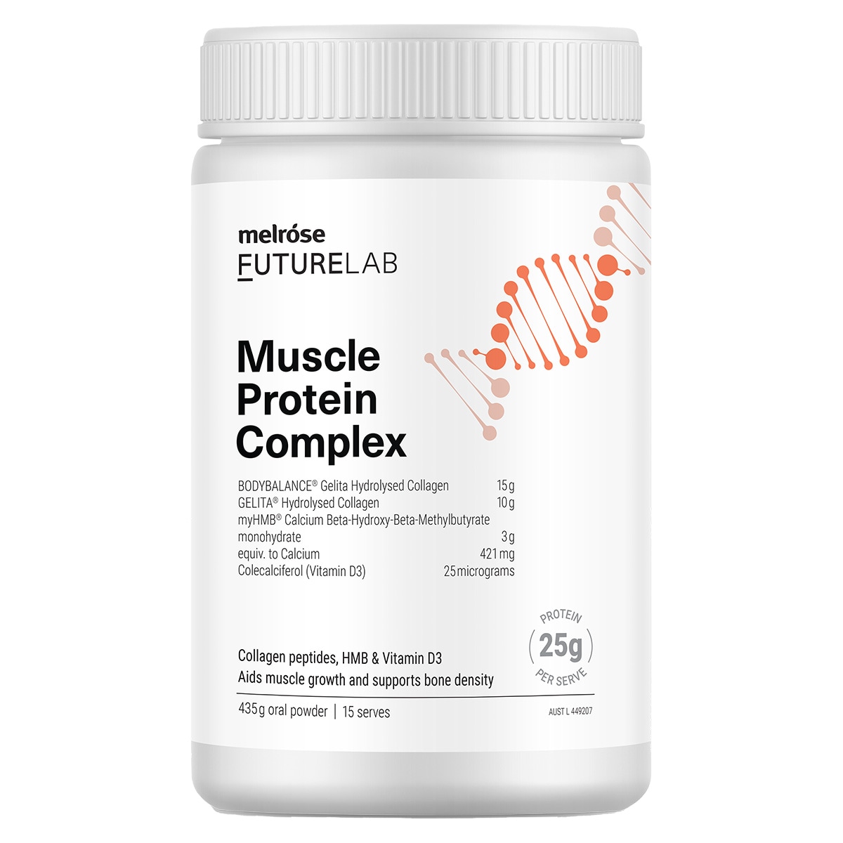 Melrose FutureLab Muscle Protein Powder Complex 435g