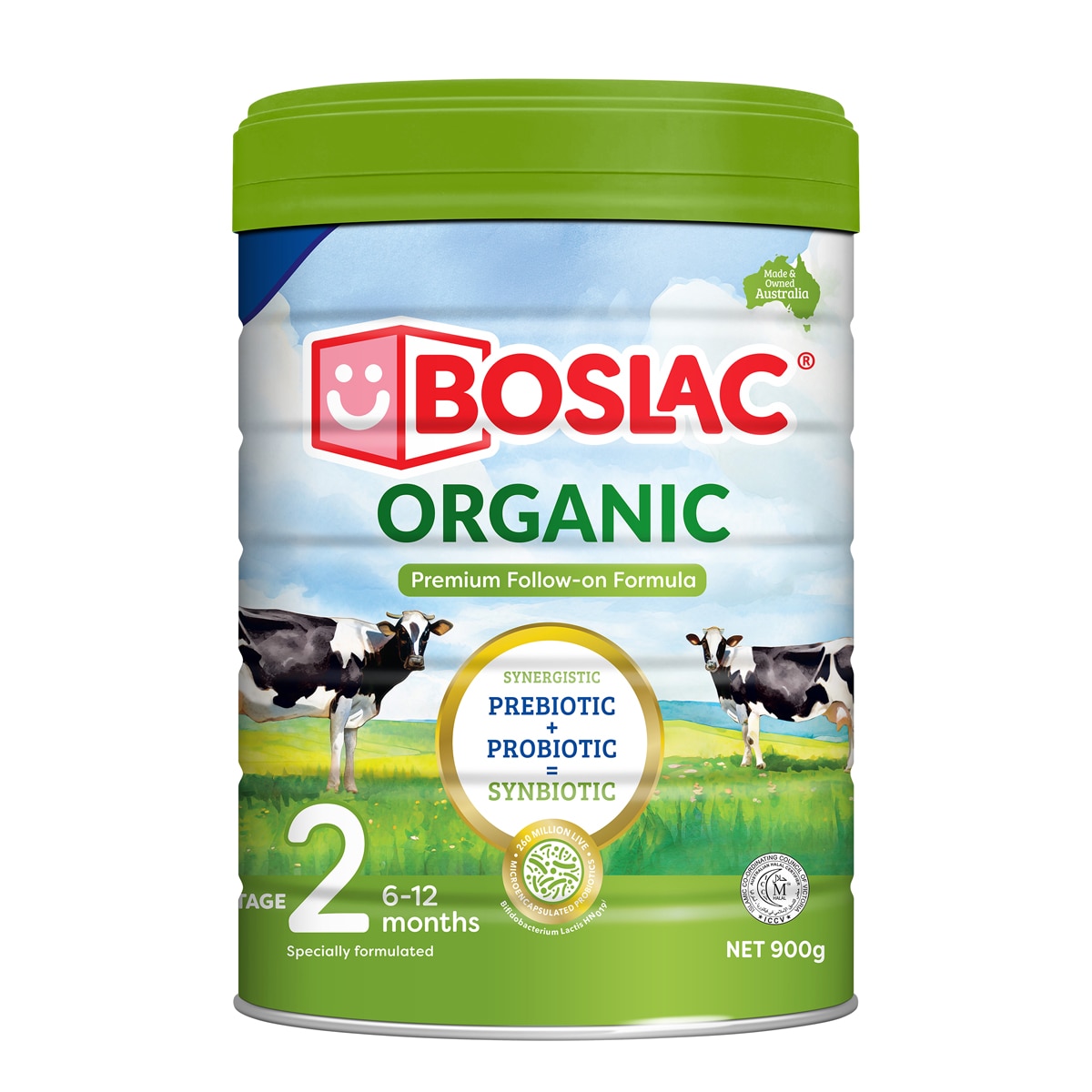 Boslac Organic Premium Follow-On Formula Stage 2 900g