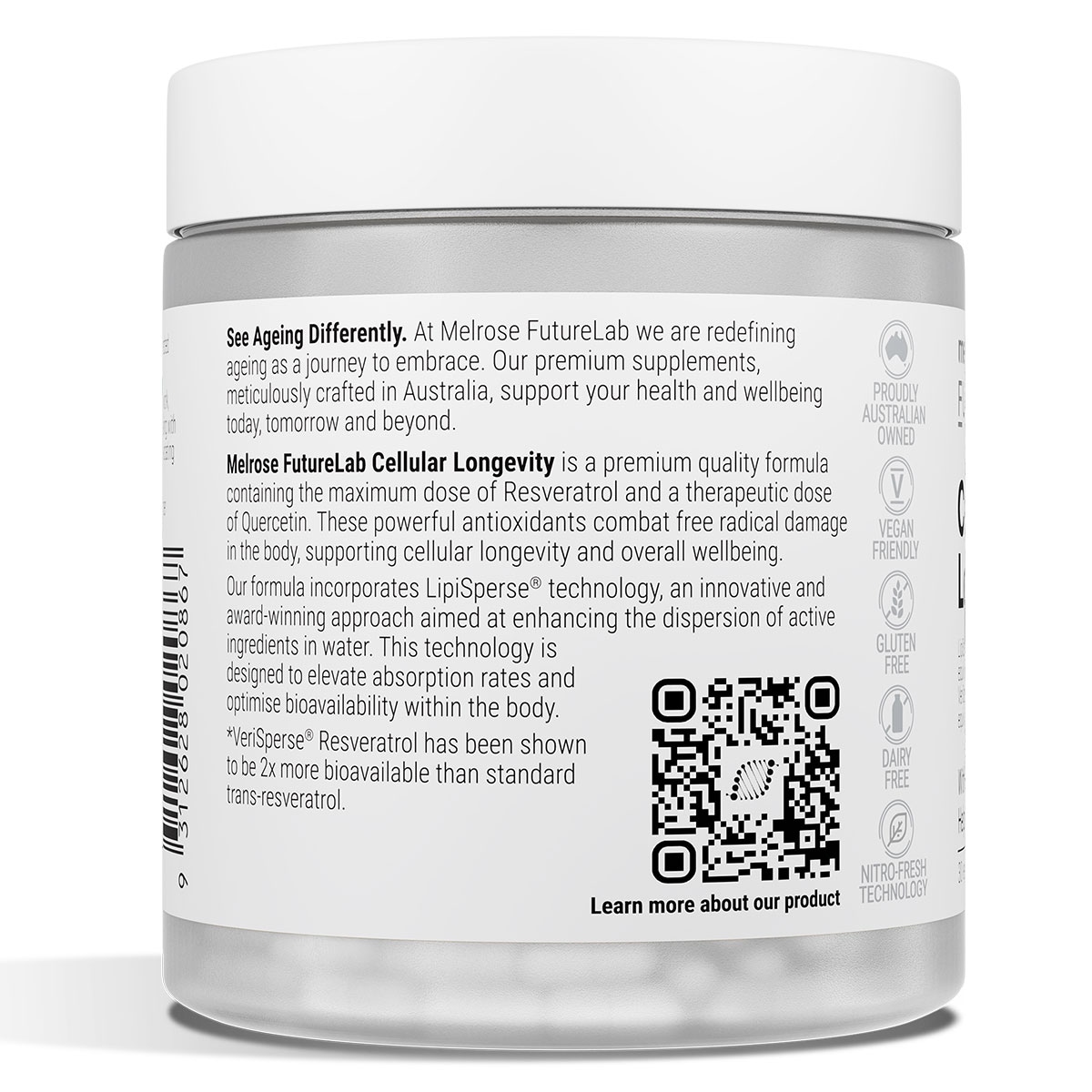 Melrose FutureLab Cellular Longevity 30 Capsules