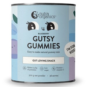 Nutra Organics Gutsy Gummies - Blueberry 300g