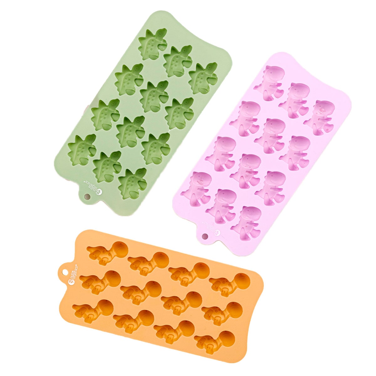 Nutra Organics Dino Gummie Moulds - 3 Pack