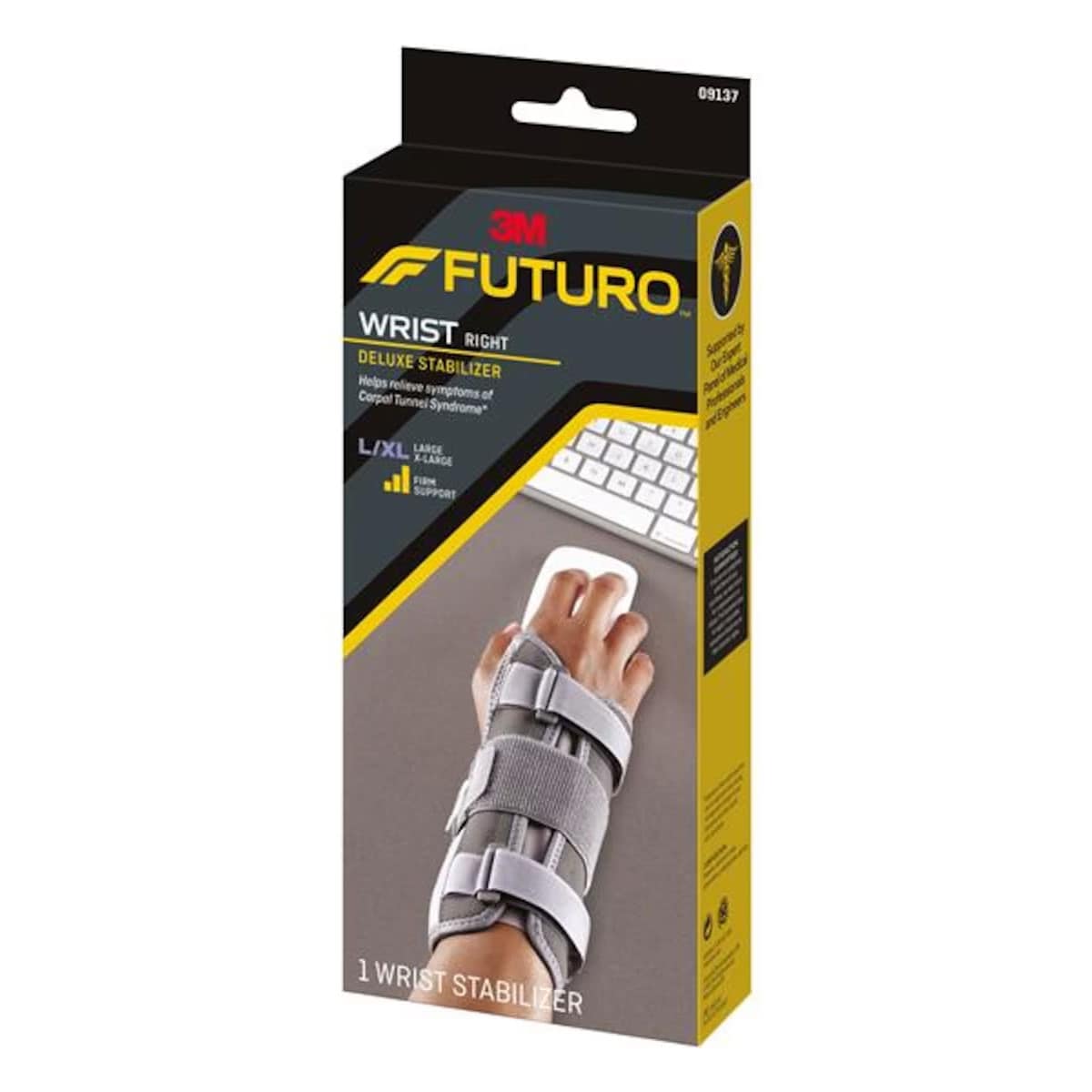 Futuro Deluxe Wrist Stabiliser Right Hand Large/Extra Large