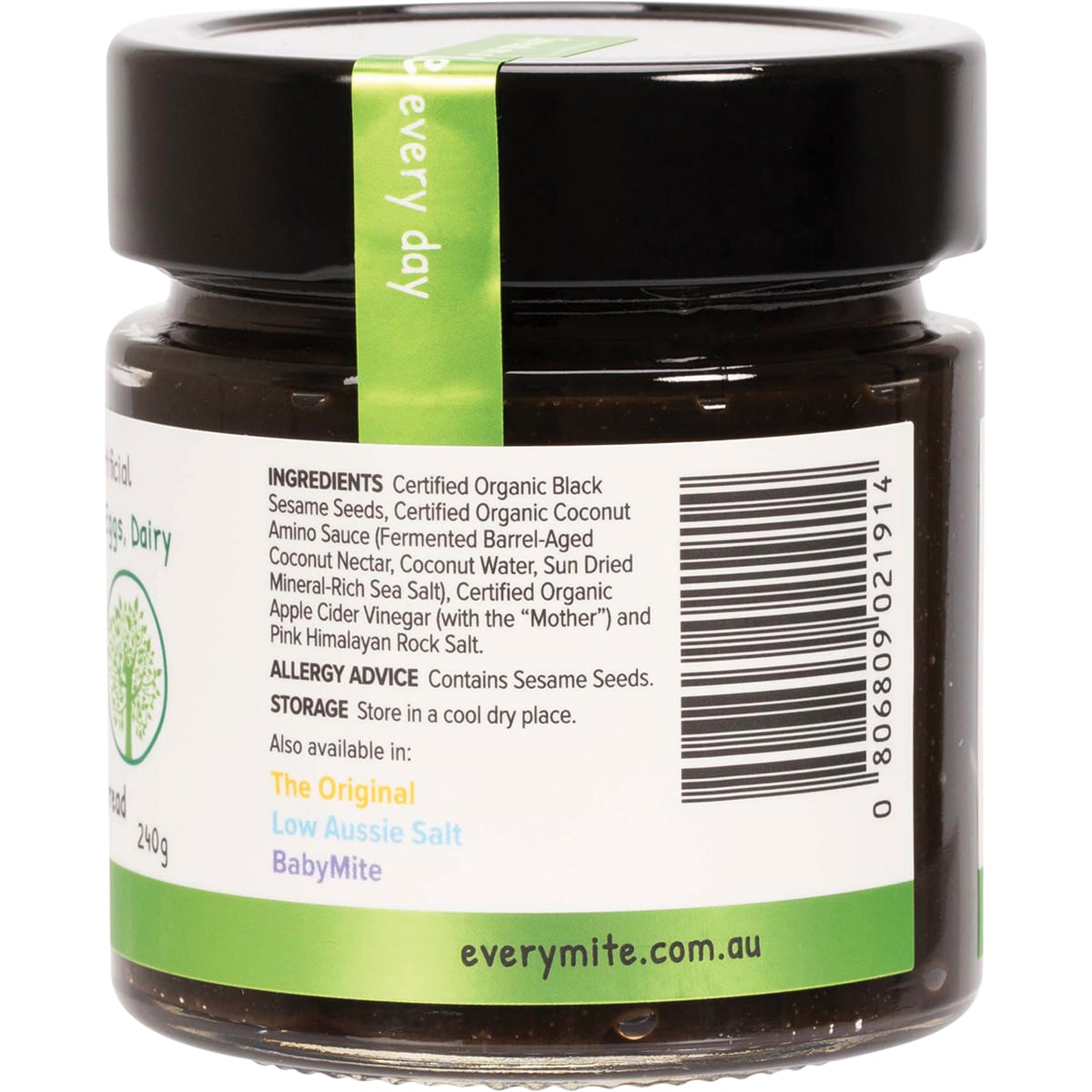 Everyorganics Everymite Allergy-Friendly Superspread Fodmap Friendly 240g