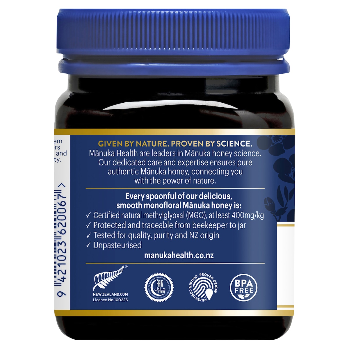 Manuka Health MGO 400+ UMF 13 Manuka Honey 250g