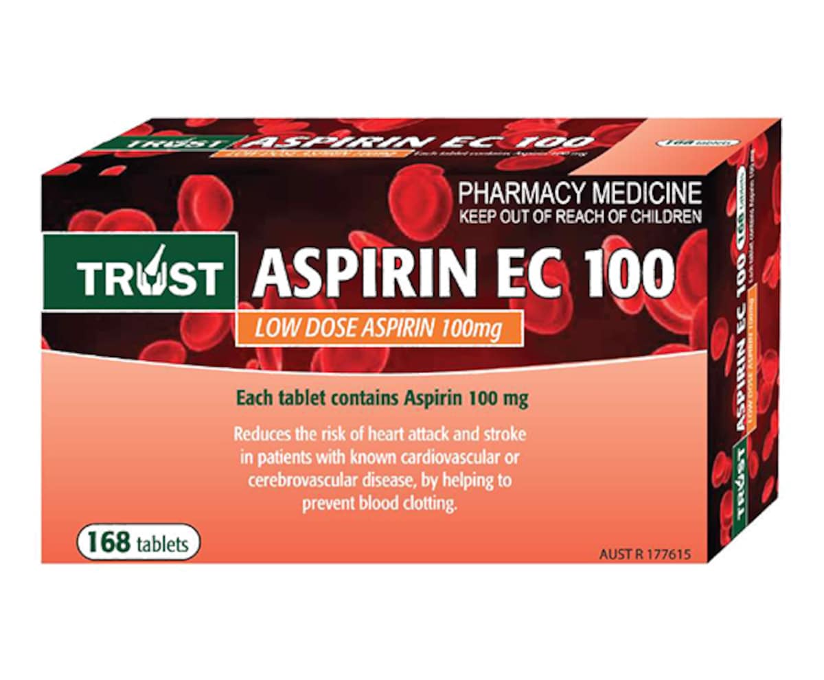 Trust Aspirin 100mg 168 Tablets