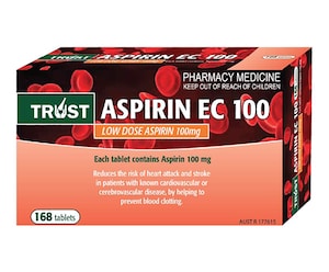 Trust Aspirin 100mg 168 Tablets