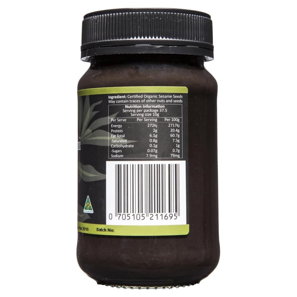 Carwari Organic Tahini Black 375g