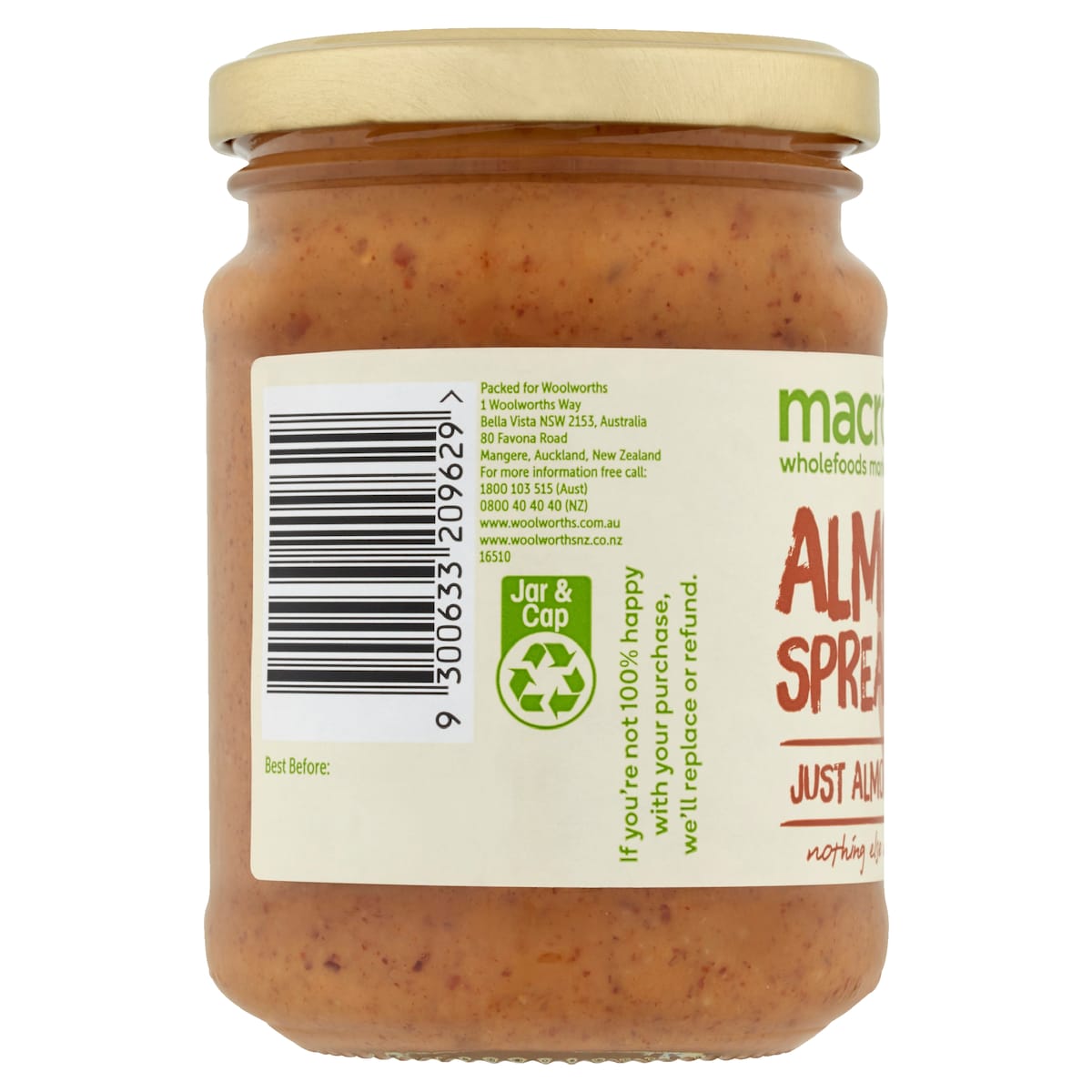 Macro Natural Almond Spread 250g