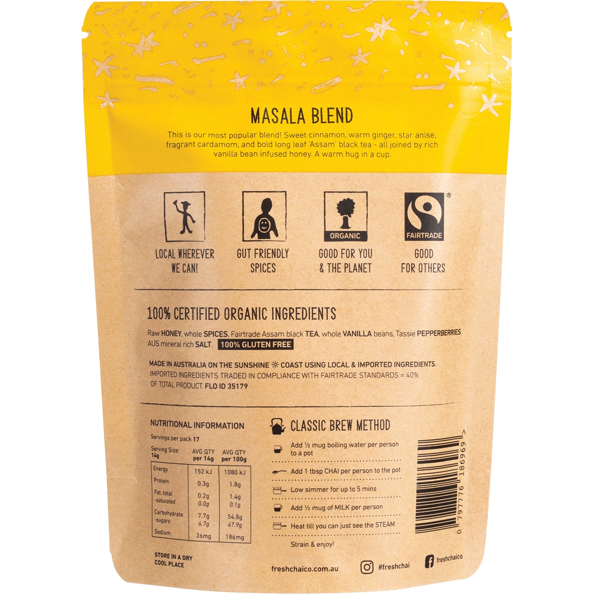 The Fresh Chai Co Masala Blend 250G