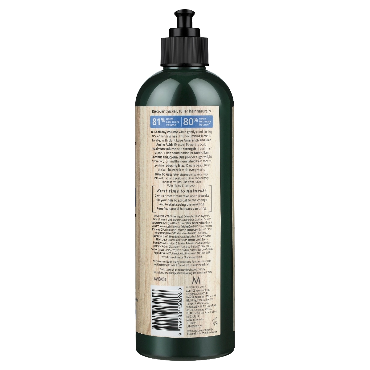 Akin Volumising Conditioner 500ml