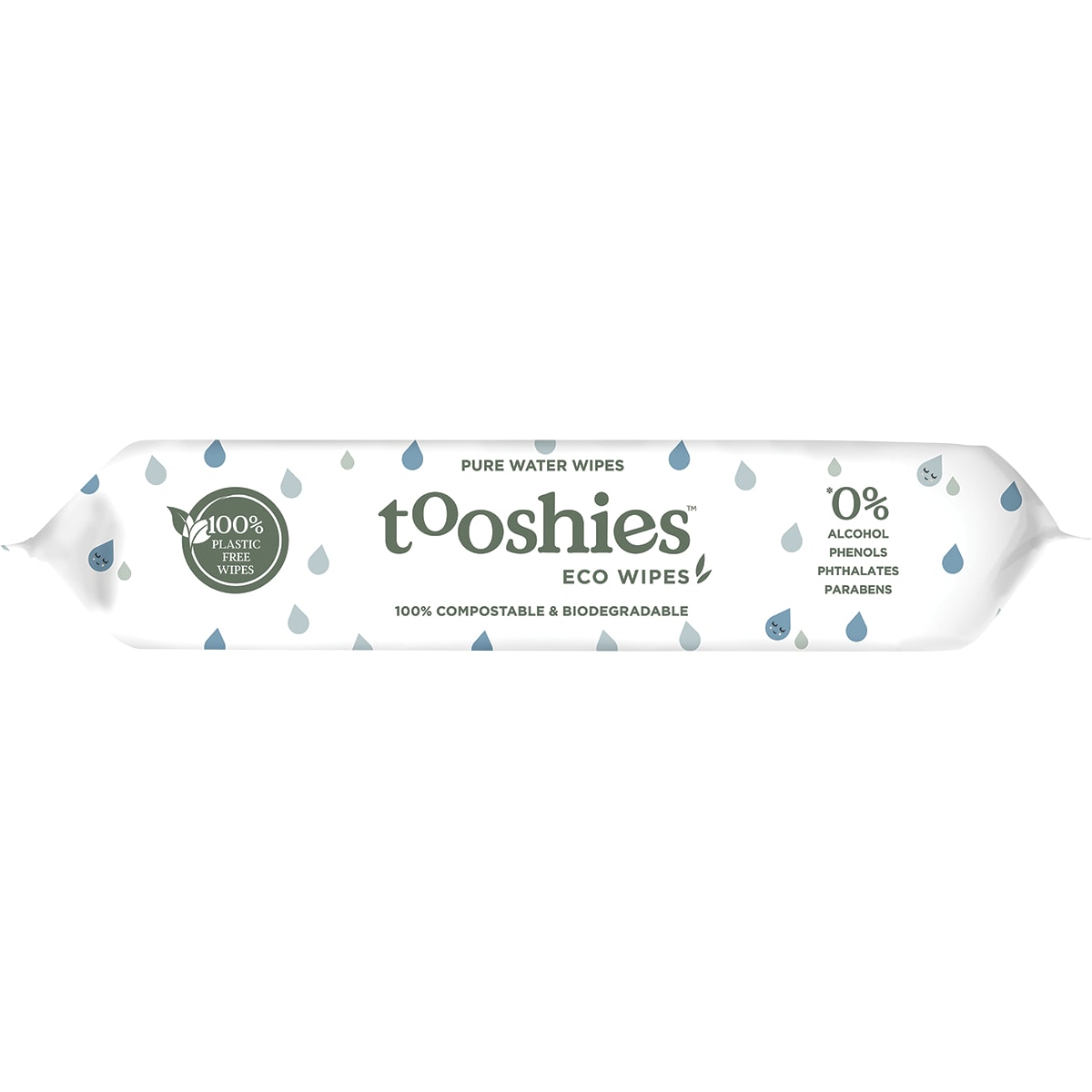 Tooshies by Tom Pure Water Baby Wipes 70 Pack