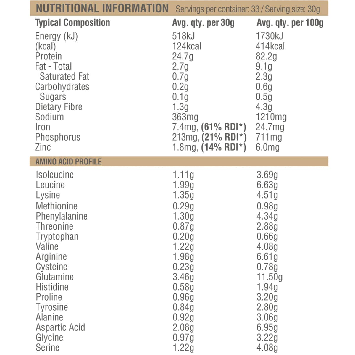 Amazonia Raw Vegan Protein Isolate Natural 1kg