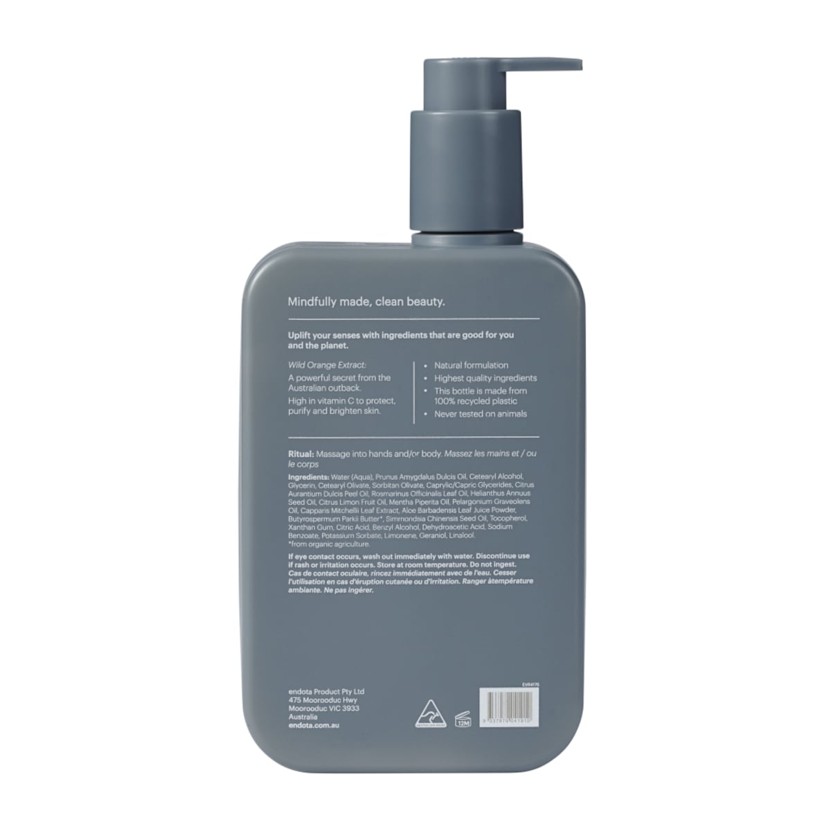 Endota Clean Wild Orange & Geranium Hand & Body Lotion 500ml