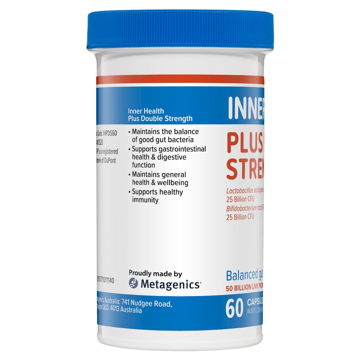 Inner Health Plus Double Strength Probiotic 60 Capsules