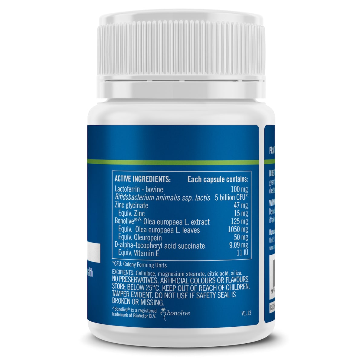 Medlab Lactoferrin Enhanced Probiotic Skin Support 30 Capsules