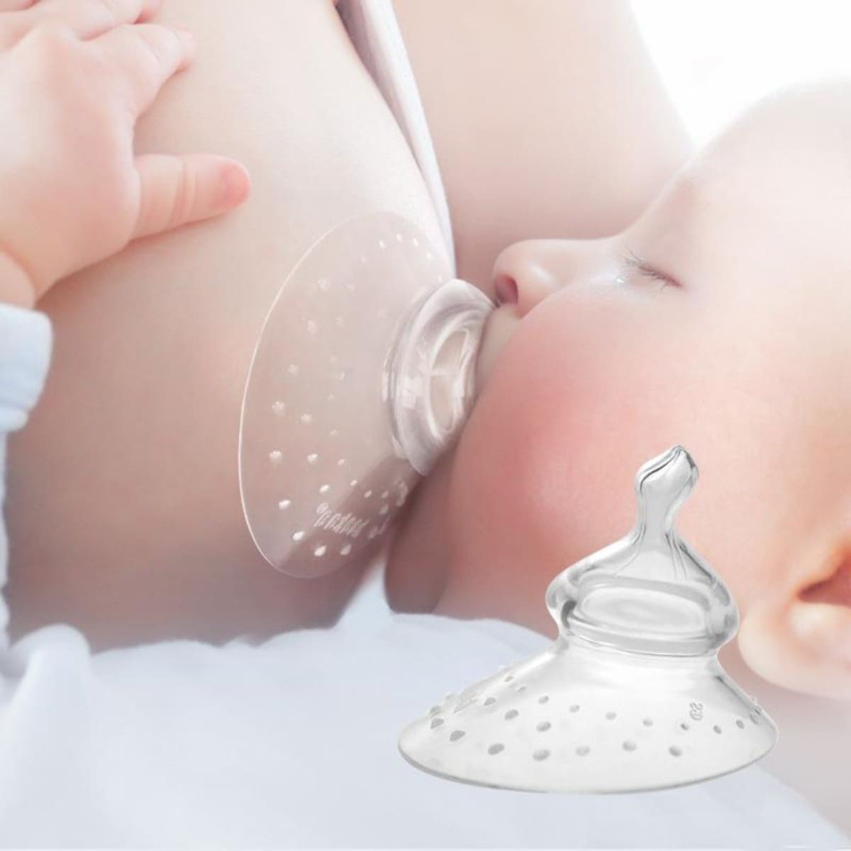 Haakaa Orthondontic Breastfeeding Nipple Shield Round Shape 1 Pack