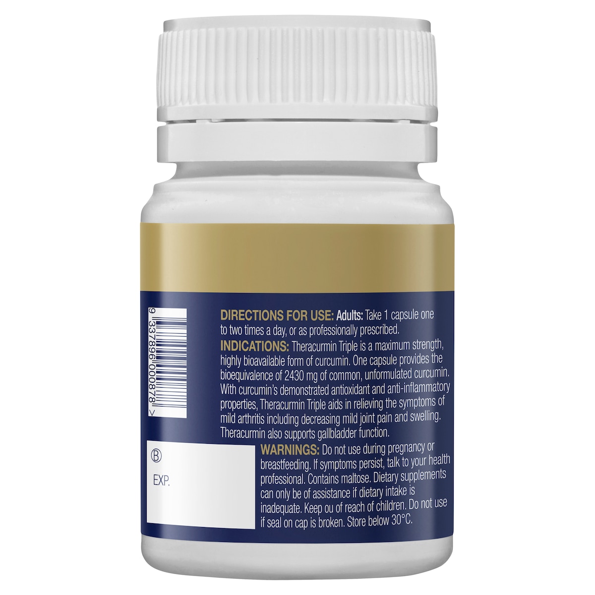 BioCeuticals Theracurmin Triple 30 Capsules