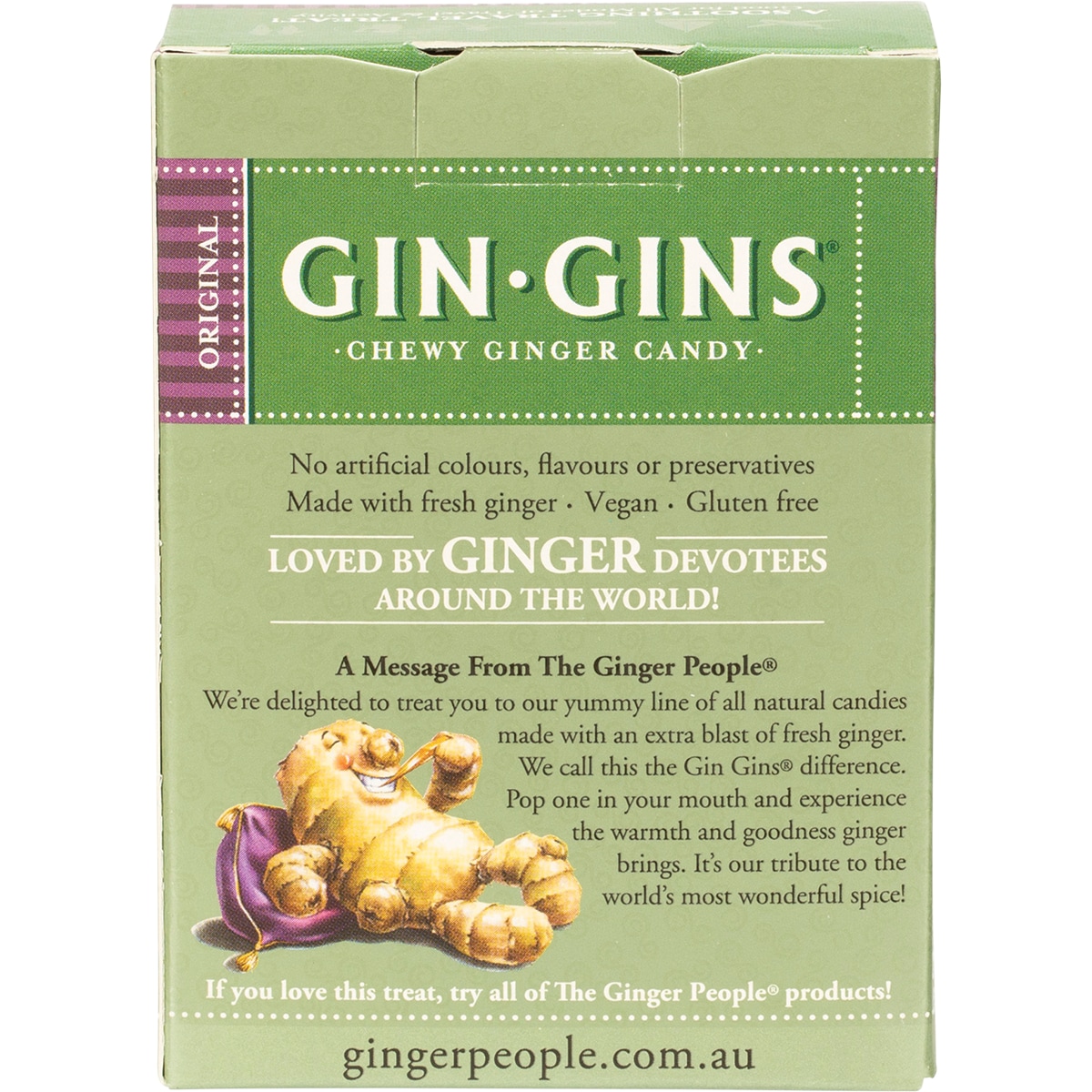 The Ginger People Gin Gins Original Ginger Chews 84g