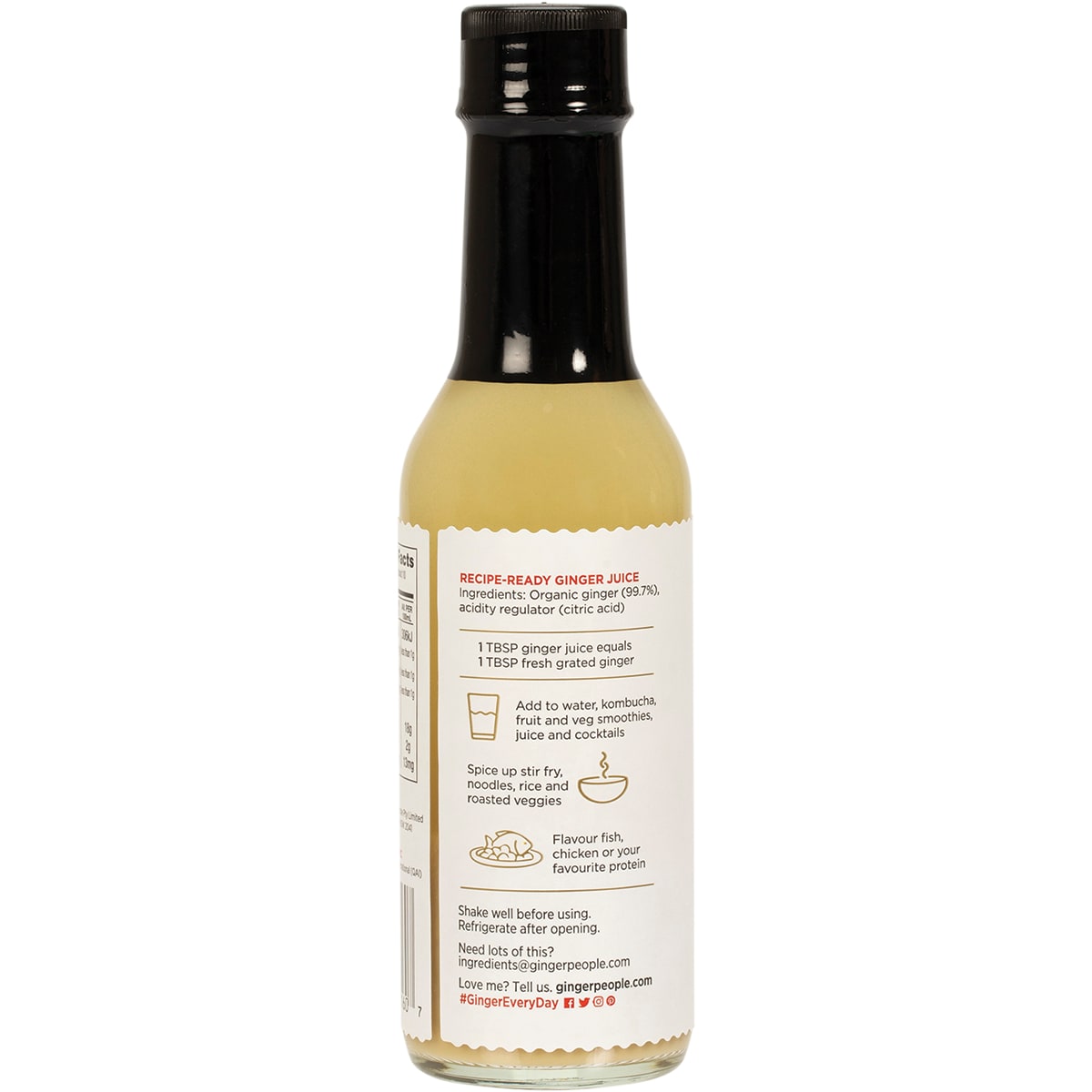 The Ginger People Organic Ginger Juice 147ml