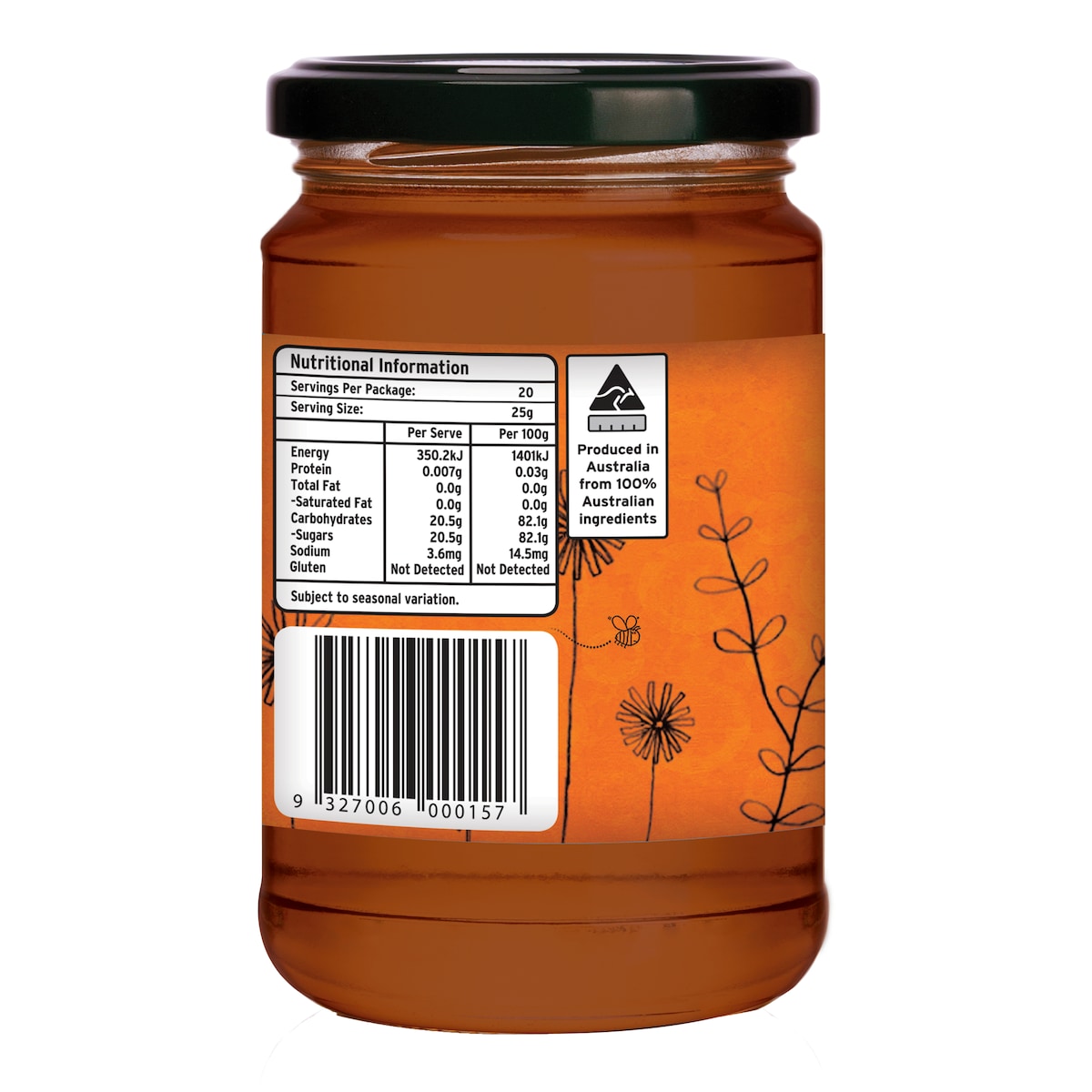 Ambrosia Organic Honey 500g