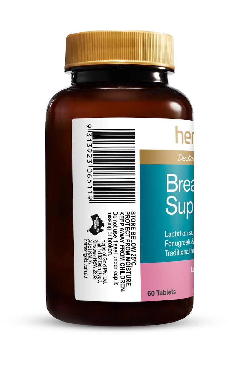 Herbs of Gold Breastfeeding Support 60 Tablets