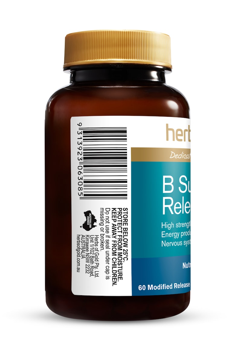 Herbs of Gold B Complete Sustained Release 60 Tablets