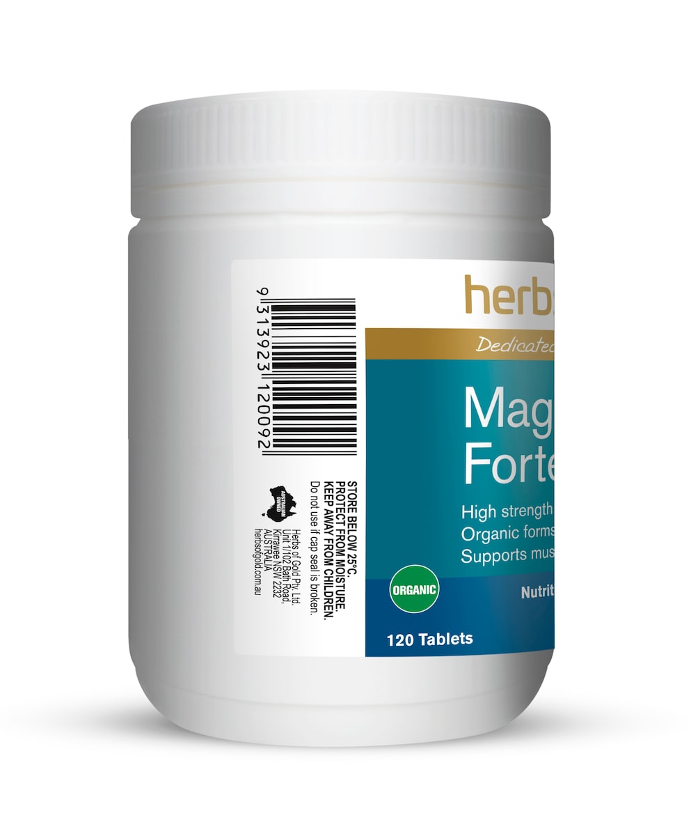 Herbs of Gold Magnesium Forte 120 Tablets