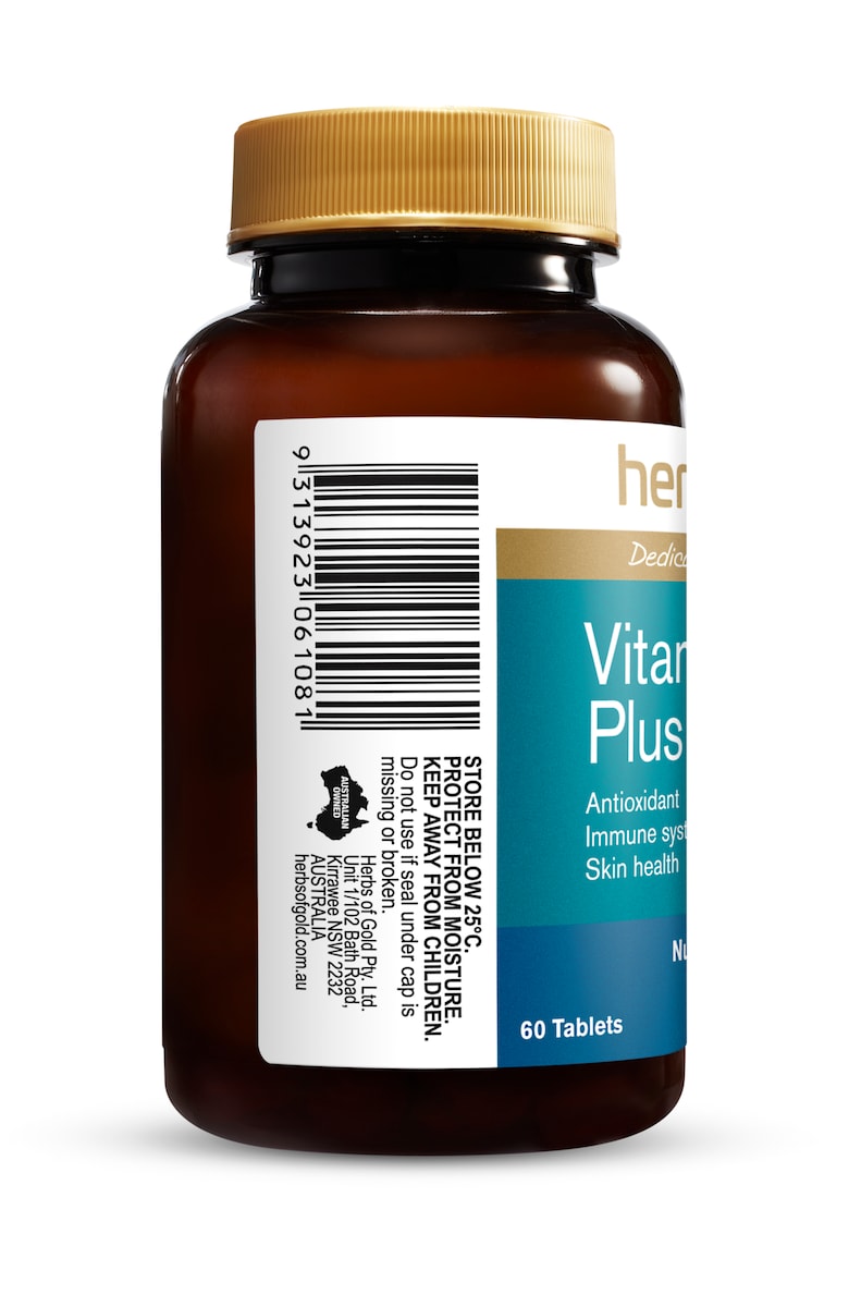 Herbs of Gold Vitamin C 1000 Plus 60 Tablets