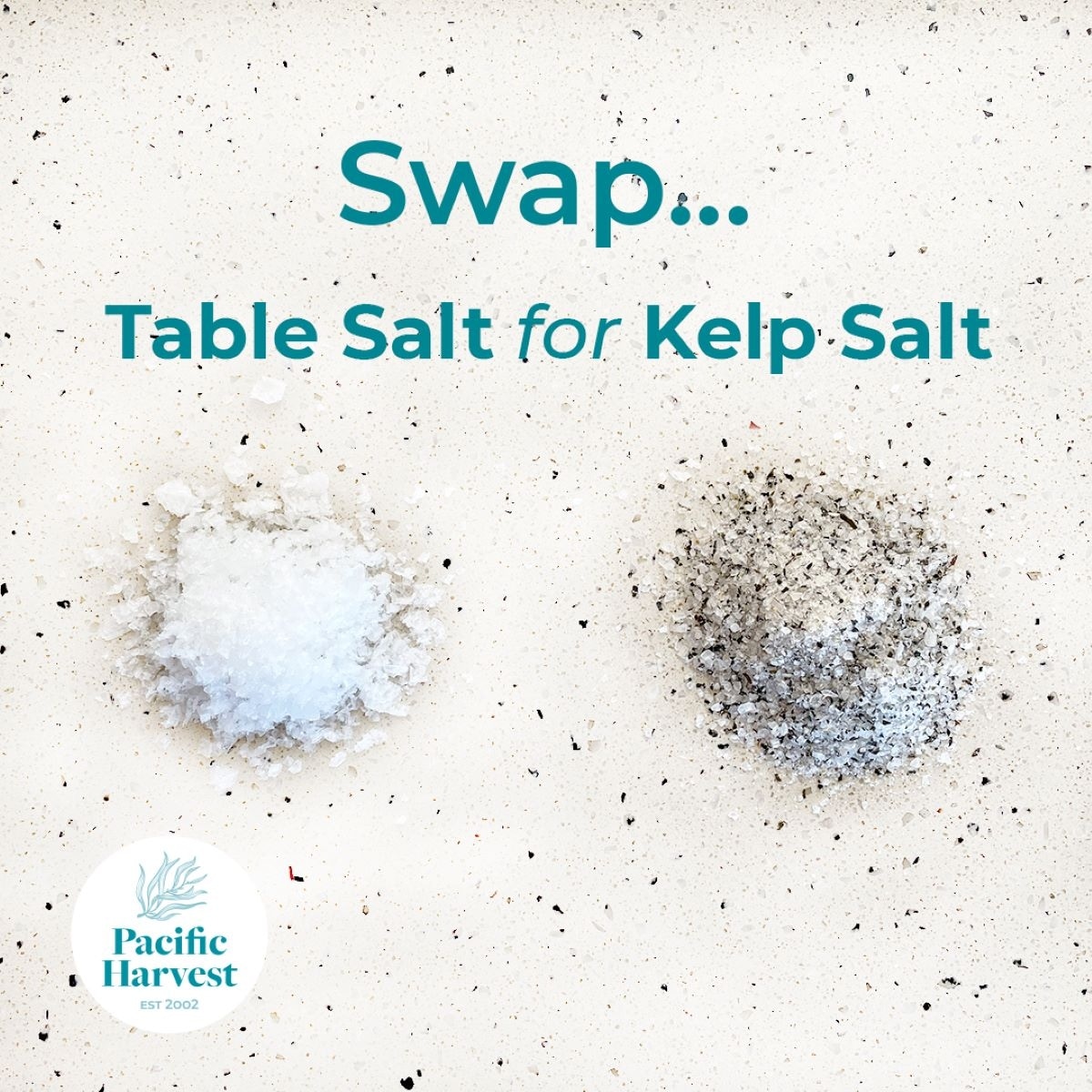 Pacific Harvest Kelp Salt Naturally Iodised 110g